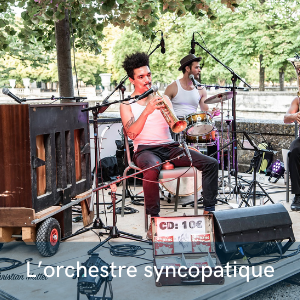 The great syncopatic orchestra at the music and swing dance festival, Swinging Montpellier